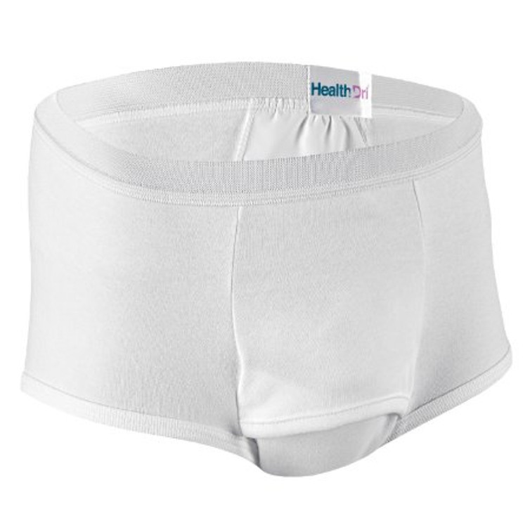 Male Adult Absorbent Underwear HealthDri Pull On Small Reusable Heavy Absorbency BH00S Each/1
