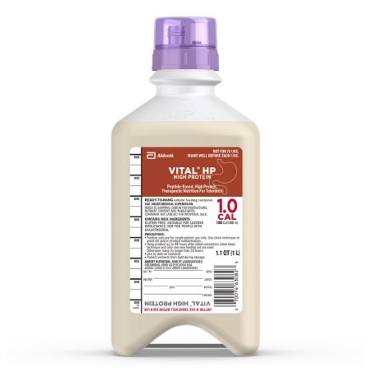 Tube Feeding Formula Vital High Protein 33.8 oz. Carton Ready to Hang Unflavored Adults and Children over 4 Years 63081