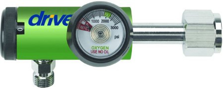 Drive Oxygen Regulator Click Style 0 - 15 LPM DISS Outlet CGA-540 18304GN Each/1