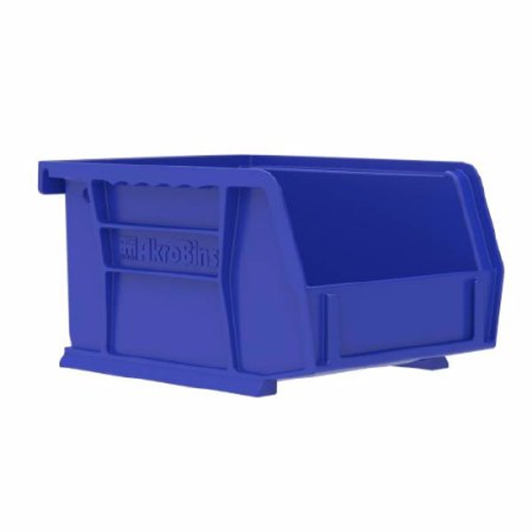 Storage Bin AkroBins Blue Industrial Grade Polymers 3 X 4-1/8 X 5-3/8 Inch 30210BLUE