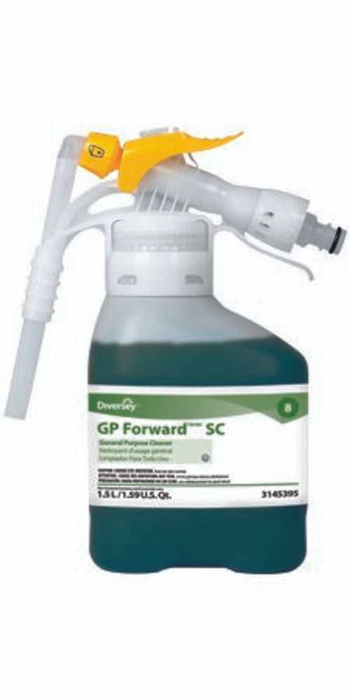 Diversey Alpha-HP Surface Disinfectant Cleaner Peroxide Based RTD Dispensing System Liquid Concentrate 5 Liter Bottle Citrus Scent NonSterile DVO5549271 Each/1