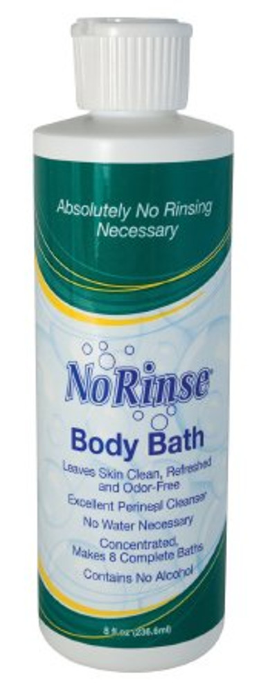 Rinse-Free Body Wash No Rinse Body Bath Liquid 8 oz. Bottle Scented NR900