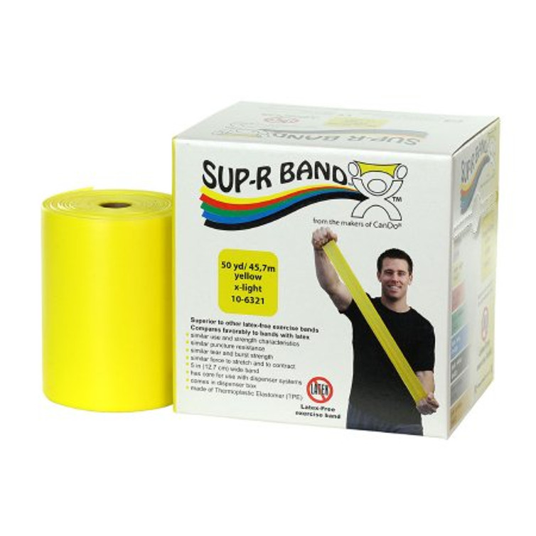 Exercise Resistance Band Sup-R Band Blue 5 Inch X 50 Yard Heavy Resistance 10-6324 Each/1