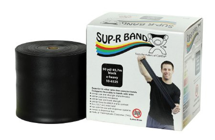 Exercise Resistance Band Sup-R Band Green 5 Inch X 50 Yard Medium Resistance 10-6323 Each/1