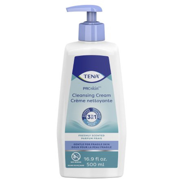 Rinse-Free Body Wash TENA ProSkin Cream 16.9 oz. Pump Bottle Mild Scent 64430