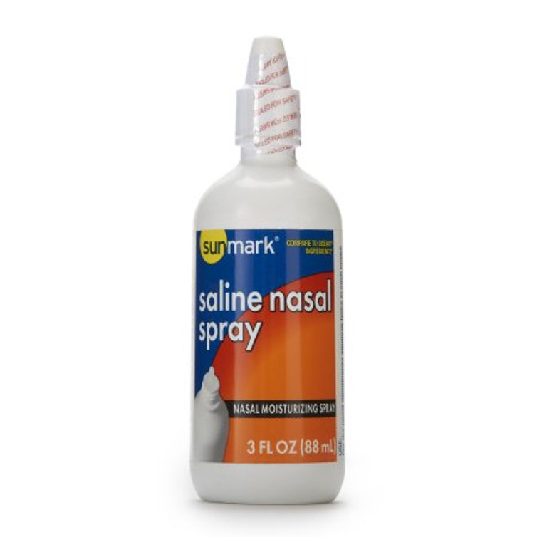 Saline Nasal Spray sunmark 0.65% Strength 3 oz. 49348035684 Each/1