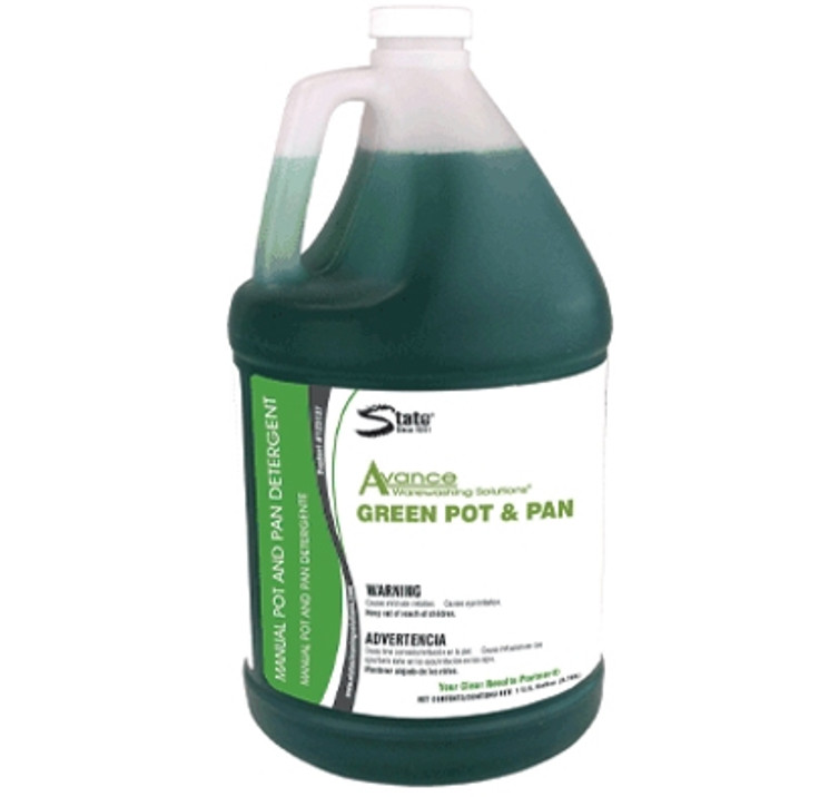 Dish Detergent Avance Green Pot Pan 1 gal. Jug Liquid Concentrate Chlorine Scent 125138