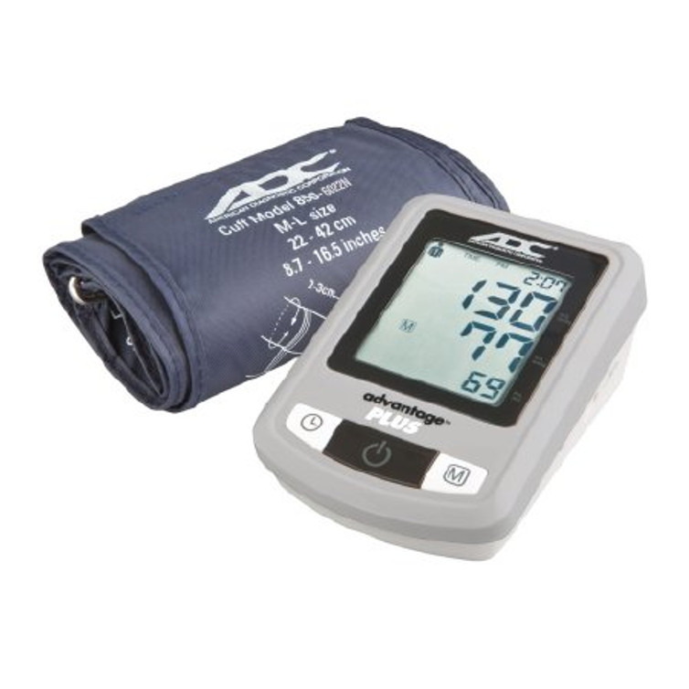 Blood Pressure Monitor Advantage Automatic Inflation Adult Medium / Large Cuff 6021N Each/1