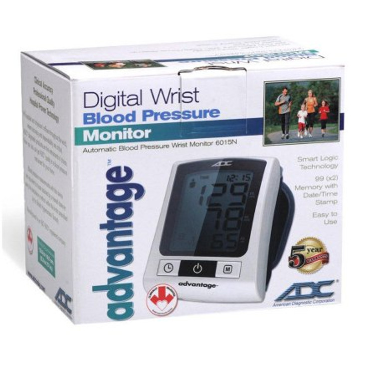 Blood Pressure Monitor Advantage Automatic Inflation Adult Medium / Large Cuff 6022N Each/1