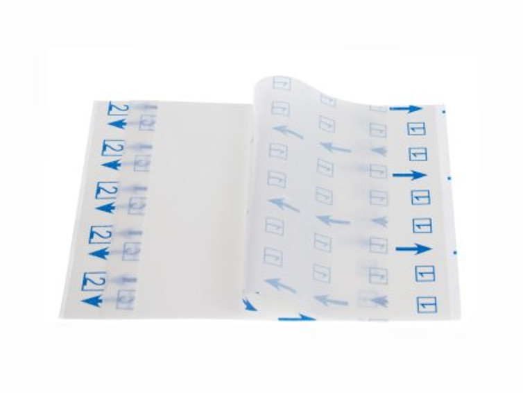 Transparent Film Dressing DermaView Roll 4 Inch X 11 Yard 2 Tab Delivery With Label Sterile 15411 Each/1