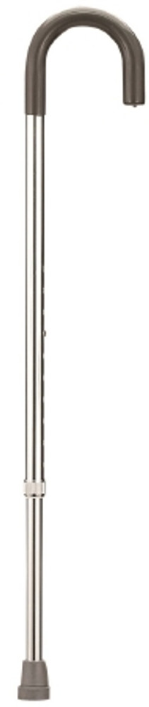 Round Handle Cane Fabrication Enterprises Aluminum 29 to 38 Inch Height Silver 43-2000 Each/1