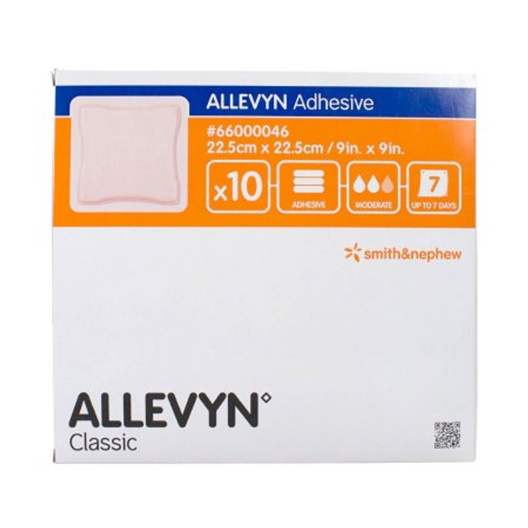Foam Dressing Allevyn Adhesive 9 X 9 Inch Square Adhesive with Border Sterile 66000046
