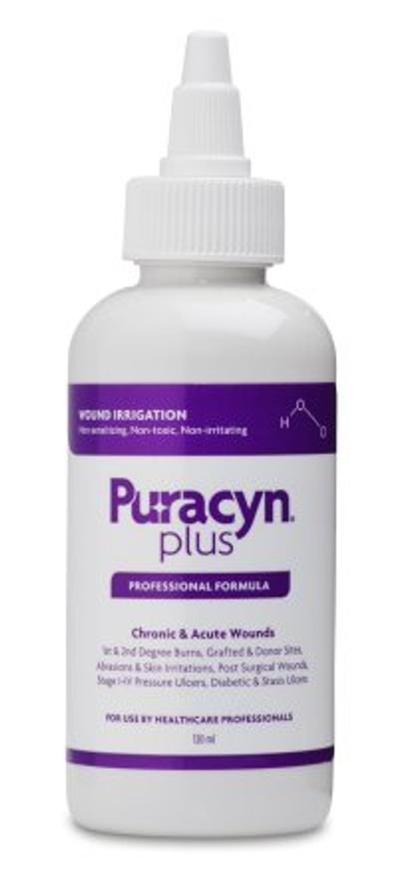 Wound Irrigation Solution Puracyn Plus 4 oz. Twist Cap Bottle Hypochlorous Acid 0.24% 6504