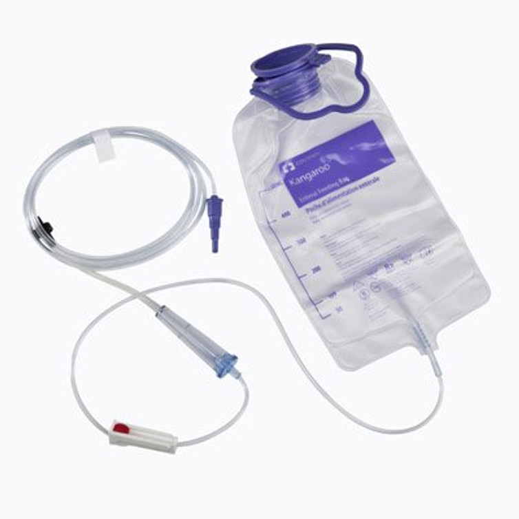 Enteral Feeding Pump Bag Set Kangaroo 924 500 mL DEHP-Free PVC 772025