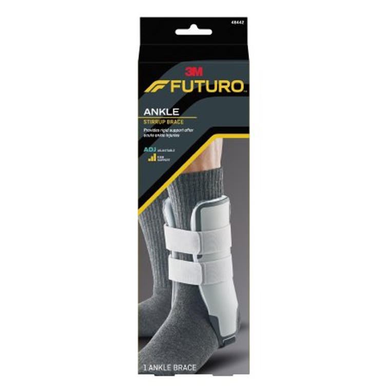 Ankle Brace 3M Futuro One Size Fits Most Hook and Loop Strap Closure Left or Right Foot 48442EN