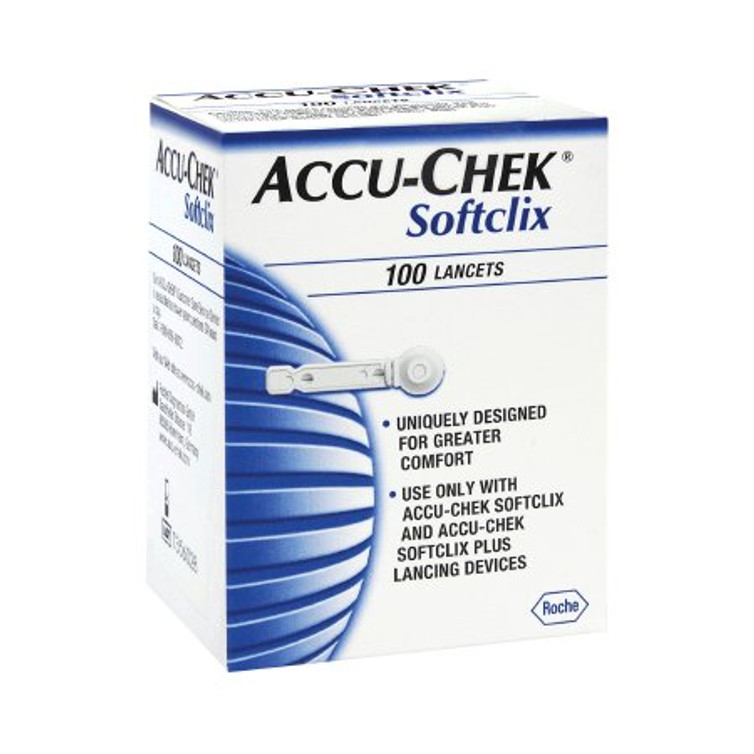 Lancet Accu-Chek Soft Touch Lancet Needle Multiple Depth Settings 21 Gauge Track System 11893238160