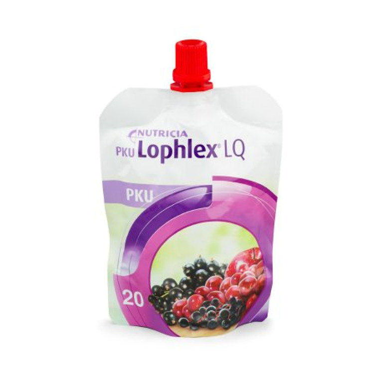 PKU Oral Supplement Lophlex LQ Mixed Berry Flavor 125 mL Individual Packet Ready to Use 86021