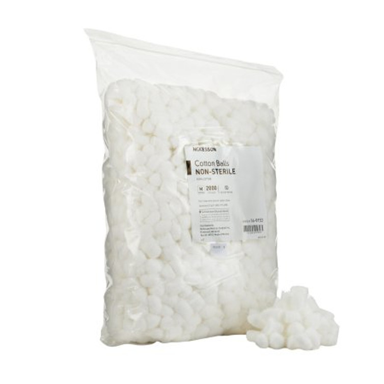 Cotton Ball McKesson Medium Cotton NonSterile 16-9153