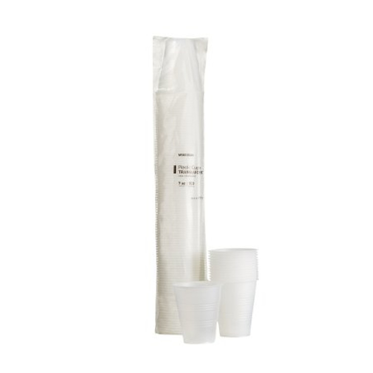 Drinking Cup McKesson 7 oz. Translucent Polystyrene Disposable Y7149