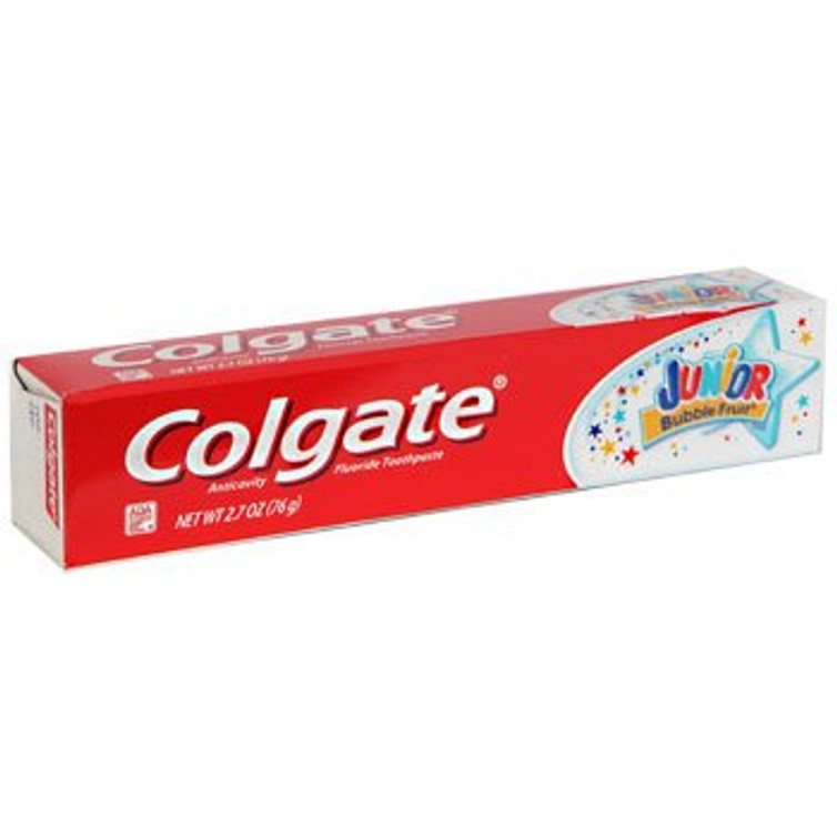 Toothpaste Colgate Junior Bubble Fruit Flavor 2.7 oz. Tube 52595