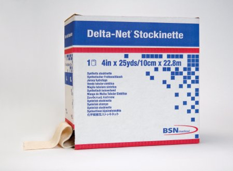 Stockinette Undercast Delta-Net 4 Inch X 25 Yard Synthetic NonSterile 6864