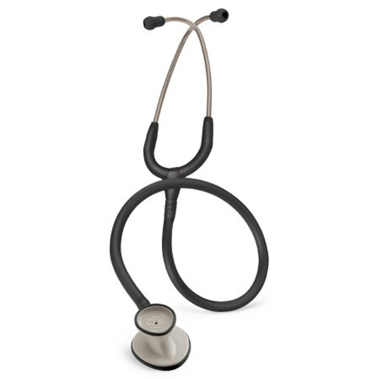 Cardiology Stethoscope 3M Littmann Master Cardiology Black 1-Tube 27 Inch Tube Single Head Chestpiece 2160 Each/1