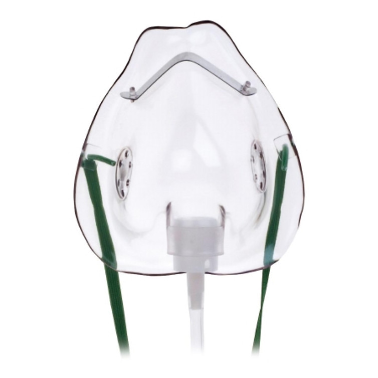 Oxygen Mask Hudson RCI Standard Style Adult One Size Fits Most Adjustable Head Strap / Nose Clip 1040