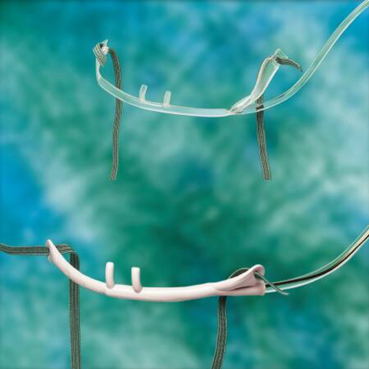 Nasal Cannula Continuous Flow Hudson RCI Adult Curved Prong / NonFlared Tip 1102