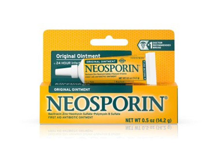 First Aid Antibiotic Neosporin Ointment 0.5 oz. Tube 00312547238212