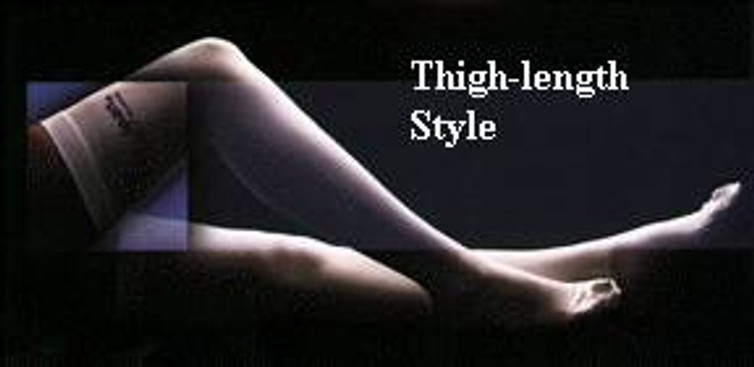 Anti-embolism Stocking Lifespan Thigh High Medium / Regular White Inspection Toe 568-02