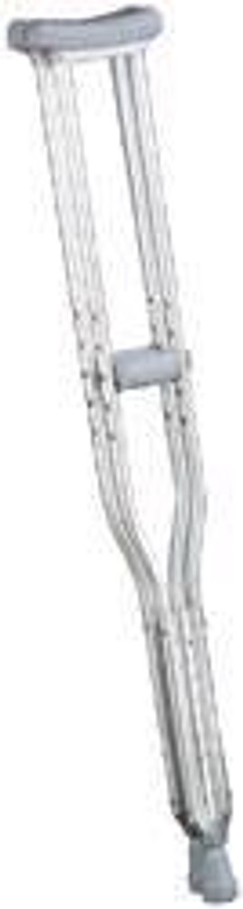 Underarm Crutches EQ-U-MED Aluminum Frame Child 250 lbs. Weight Capacity Push Button Adjustment 70-02