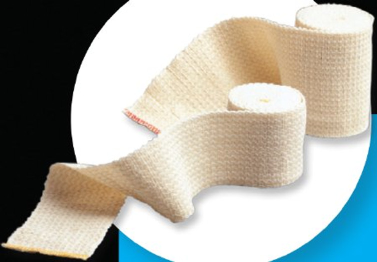 Elastic Bandage Honeycomb / X-Ten 2 Inch X 5 Yard Standard Compression Double Hook and Loop Closure Beige Sterile 593-12LF