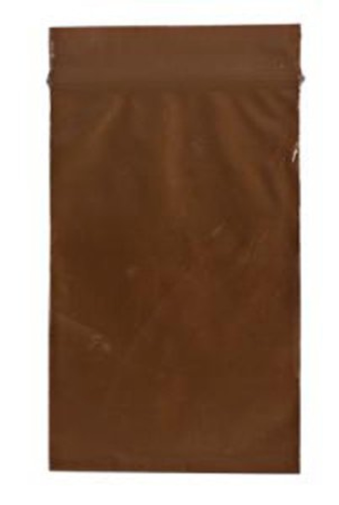 Reclosable Bag 2 X 3 Inch Plastic Amber Zipper Closure Q207
