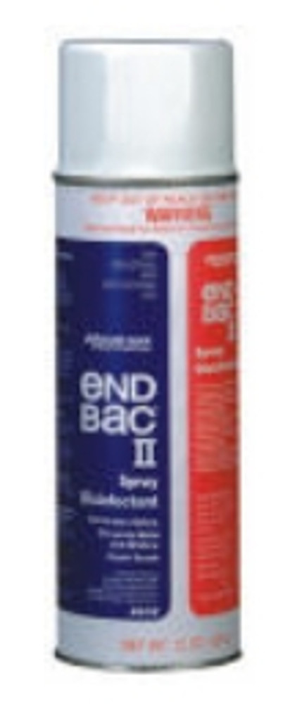 Diversey End Bac II Surface Disinfectant Quaternary Based Aerosol Spray Liquid 15 oz. Can Unscented NonSterile DVO04832