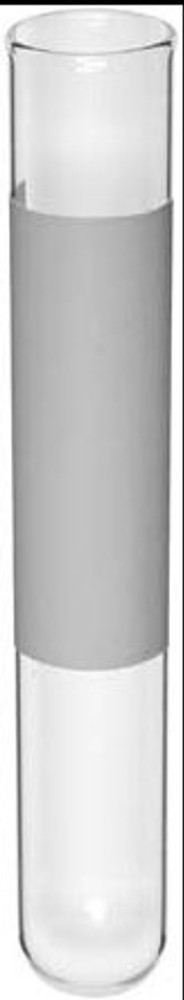 Kimble Mark-M Test Tube Round Bottom Plain 12 X 75 mm 5 mL White Without Closure Glass Tube 60B12BZW