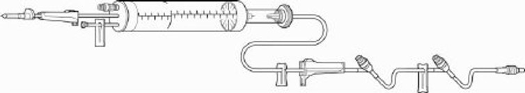 Solution Set Buretrol 60 Drops / mL Drip Rate 104 Inch Tubing 3 Ports 2C8864 Case/48