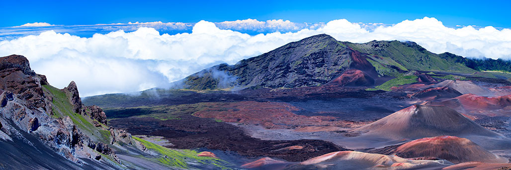 Above the Clouds at Haleakala: Stunning Volcanic Landscape Photo