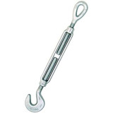 5/8" X 6" GALV FORGED HOOK/EYE IMPORT TURNBUCKLE-WLL 2250 LBS