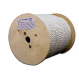 1" X 600' WHITE NYLON ROPE SPOOLED - 22,600 LBS BREAK