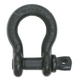 1" BLACK 8.5T SCREW PIN ANCHOR SHACKLE - GPBHHBB25