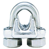 1/16" T-304 STAINLESS STEEL WIRE ROPE CLIP - REG. DUTY