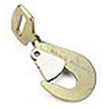 2" TIE DOWN TWISTED SNAP HOOK 11,000 LBS BREAK - GOLD