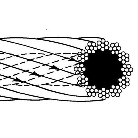 1/2" 19X7 IWRC EIPS BRIGHT ROTATION RESISTANT WIRE ROPE