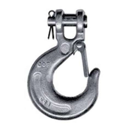 DIXIE 3/8" G43 CLEVIS SLIP HK W/ LATCH Z.P. - WLL 5400 LBS