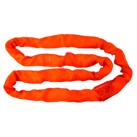 E1000 X 4' ORNG PR13 CONTINUS POLYESTER ROUND SLING W/RFID