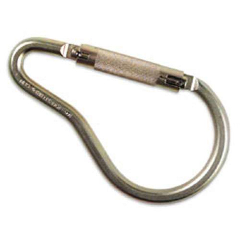 2" OFFSET AUTO LOCK CARABINER ROUNDED NOSE - 5000 LB BREAK