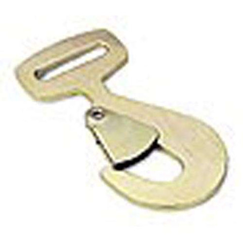 2" TIE DOWN FLAT SNAP HOOK 11,000 LBS BREAK - GOLD