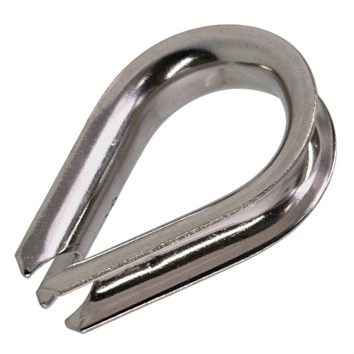 3/16" G-411 LIGHT DUTY ZINC WIRE ROPE THIMBLE