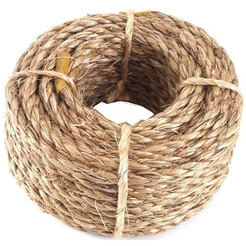 1" X 1200' MANILA ROPE COIL LUBIRCATED - 8100 LBS BREAK