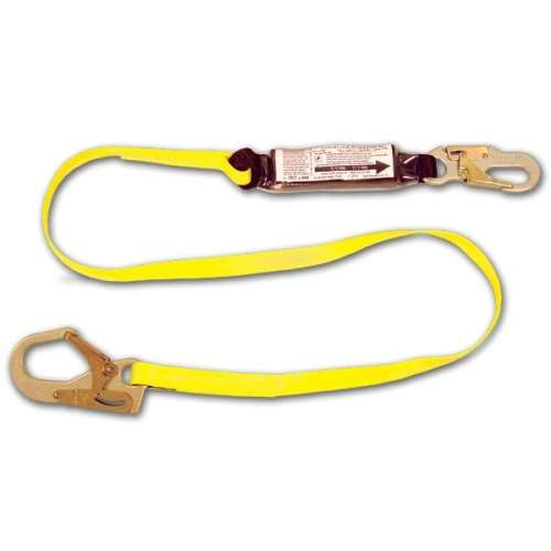 1" X 4' WEB LANYARD W/ZORBER & LADDER HOOK